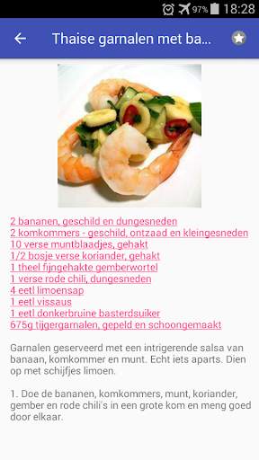 Thaise recepten app nederlands gratis screenshot 5
