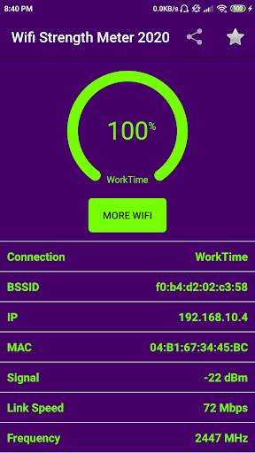 Wifi Signal Strength 2021 screenshot 3