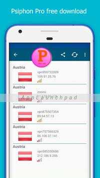 Pisphon Pro VPN Unlimited Proxy - Proxy Master 3 تصوير الشاشة