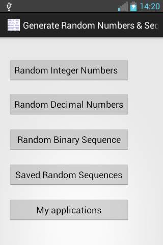 Generate Random Numbers - Free screenshot 3