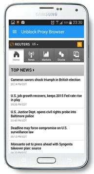 Unblock Proxy Browser screenshot 4