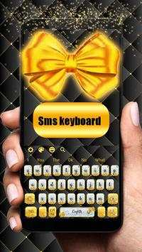 SMS Gold and Silver Bow Keyboard screenshot 4