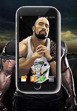 Wallpapers HD Of The Rock WWE 2018 स्क्रीनशॉट 1