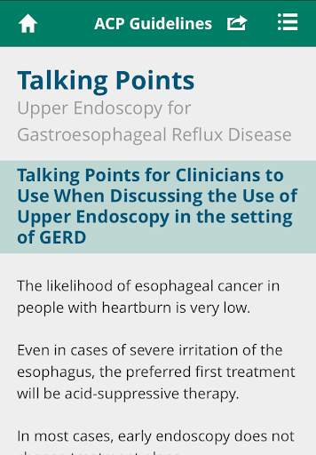 ACP Clinical Guidelines screenshot 4