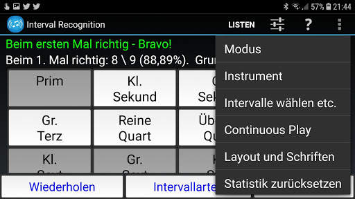 Interval Recognition - Ohrtraining screenshot 9