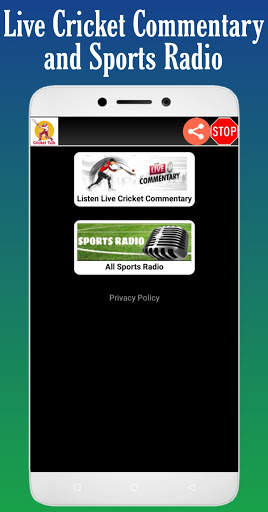 Sports Radio : Live Cricket Commentary 1 تصوير الشاشة
