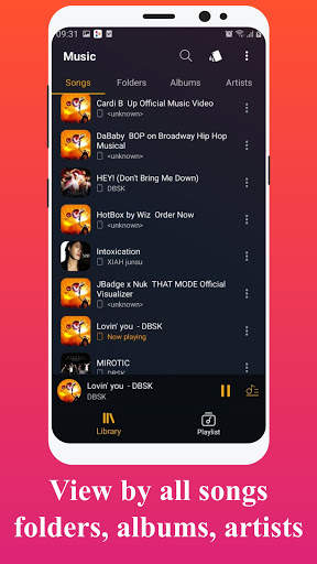DX MP3 - MP3 Player, Music Player screenshot 5