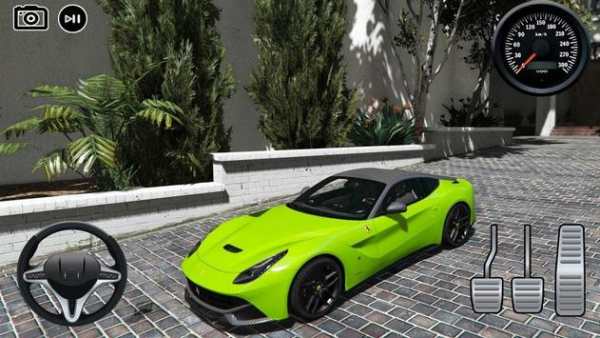 Driving Ferrari F12 Berlinetta Racing Simulator screenshot 3