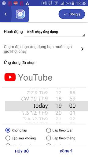Hẹn giờ - Gọi, Nhắn tin, Wifi screenshot 3