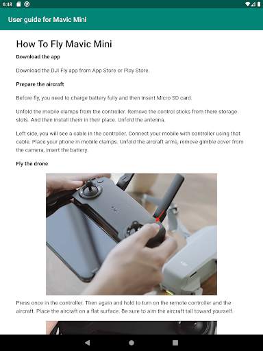 User guide for Mavic Mini screenshot 6