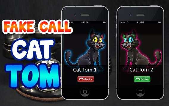 Fake Call Cat Tom screenshot 2