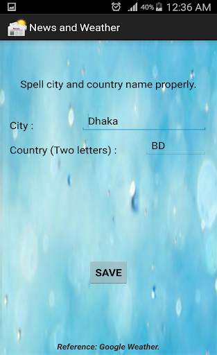 News and Weather screenshot 3