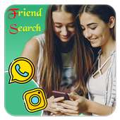 Friend Search for WhatsApp: Girlfriend Search logo