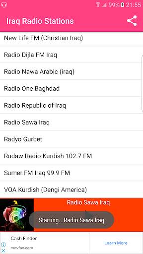 Iraq Radio Stations screenshot 2