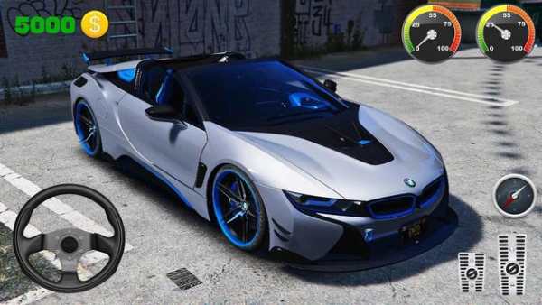 Parking BMW i8 - Real Driving Simulator screenshot 1