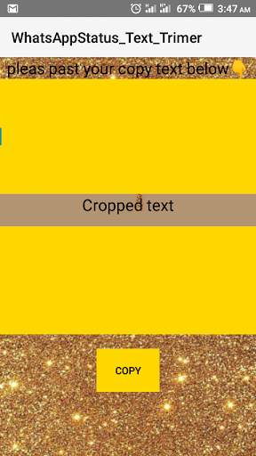 Text Editor Status  app screenshot 1