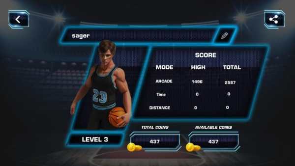 membanting Nyata Bola baskek 3D Simpai screenshot 2
