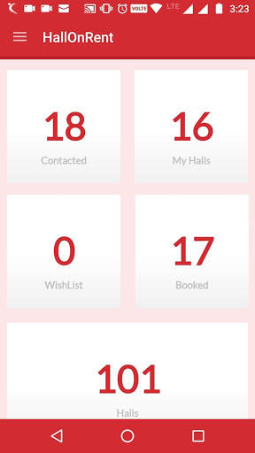 HallOnRent screenshot 1