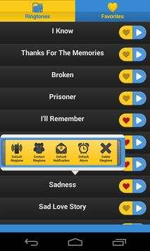Top Sad Songs & Ringtones 1 تصوير الشاشة