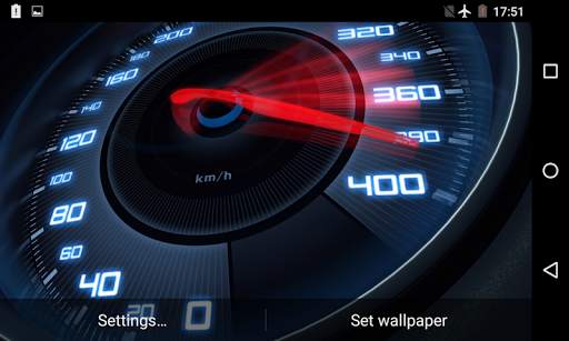 Speedometer Live Wallpaper 3D screenshot 4