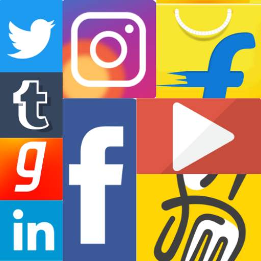 All In One app Social Media apps , Save space 2.5