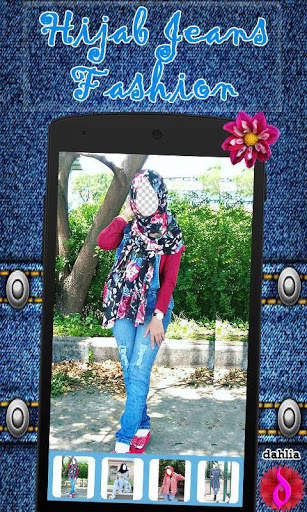 Hijab Jeans Fashion Beauty 2 تصوير الشاشة