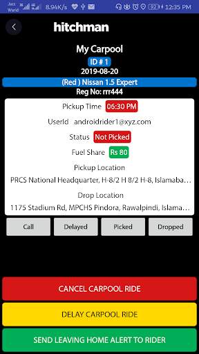 Hitchman - Office Carpool App screenshot 6