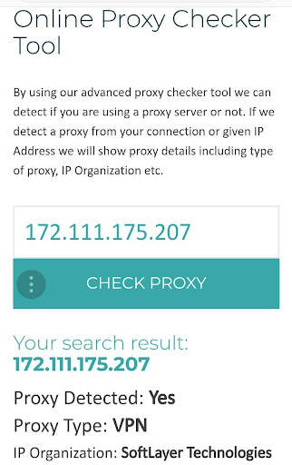 Proxy Checker / Detection screenshot 2