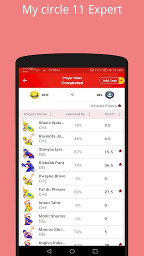 My Circle 11 Fantasy - Tips & Team For My circle11 screenshot 1