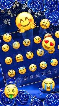 Luxury Rose Blue Keyboard screenshot 3