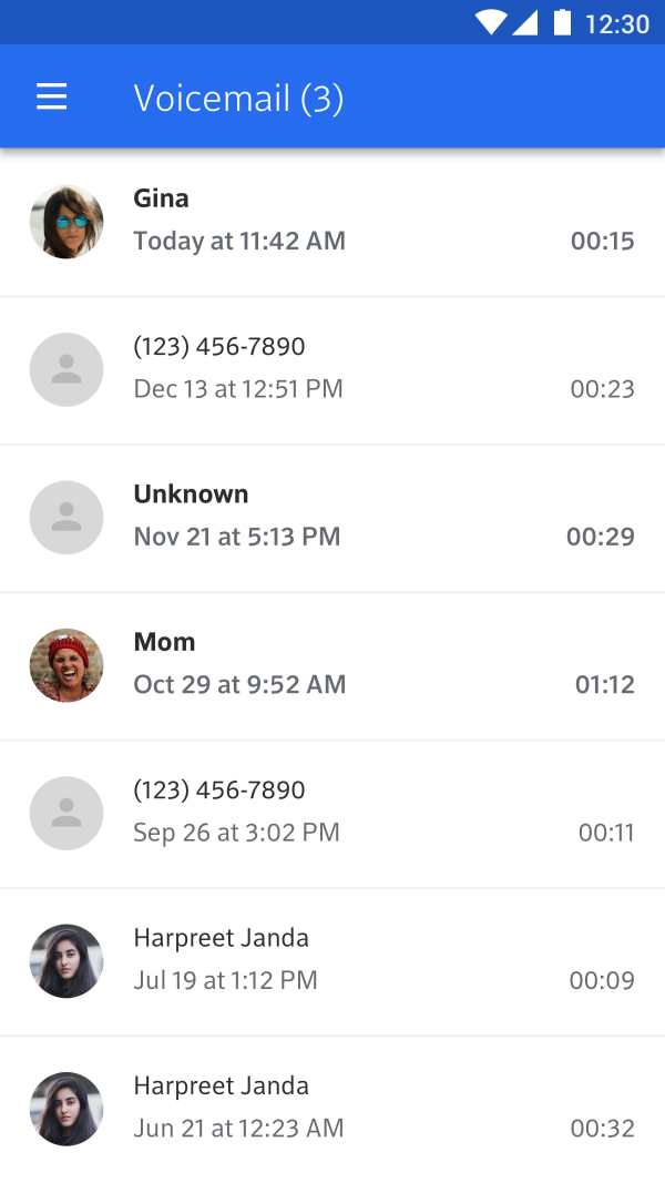 Xfinity Mobile Voicemail screenshot 2