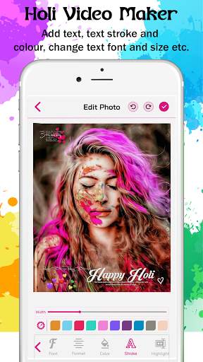 Holi Video Status & Video Maker 2021 screenshot 5
