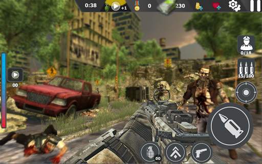 Overkill Dead offline :Unkilled Zombie Shooting screenshot 3