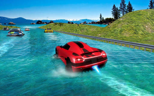 Waterpark Car Slide Racing 2019 screenshot 1