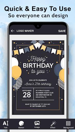 Invitation Card Maker Greeting Ecards maker स्क्रीनशॉट 3