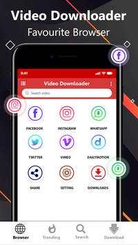 Free video downloader app - save from net screenshot 1