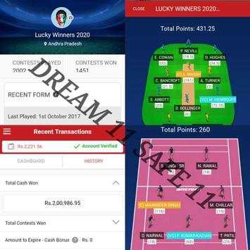 Safe11 Cricket , Kabaddi Teams & Contest Codes screenshot 4