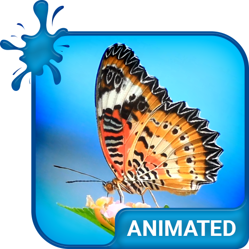 Tiger Butterfly Keyboard   Live Wallpaper icon
