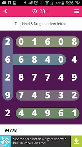 Number Search Puzzle Free screenshot 3