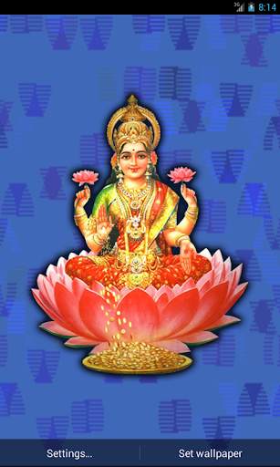 Mata Lakshmi Live Wallpaper screenshot 3
