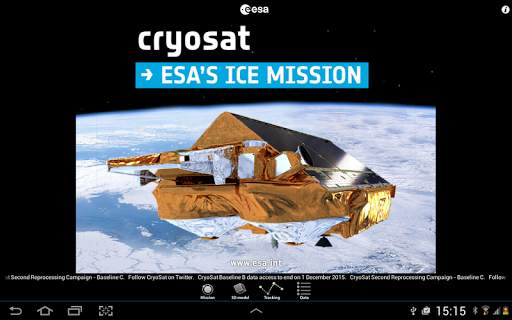 ESA cryosat скриншот 8