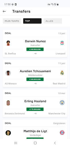 OneFootball Voetbaluitslagen screenshot 8