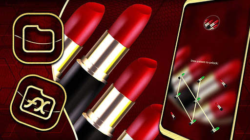 Red Lipstick Theme Launcher screenshot 4