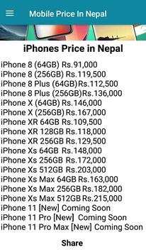 Mobile Price In Nepal 2020 screenshot 8