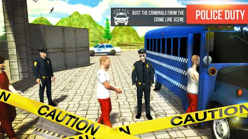 Offroad Police Bus Driver - Dangerous Duty screenshot 4