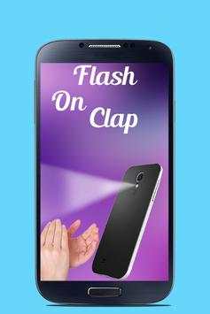 Flash on Clap - Clap to Flash Light on off screenshot 3