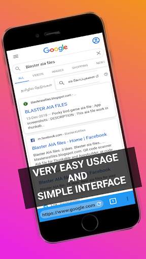Privacy browser screenshot 2