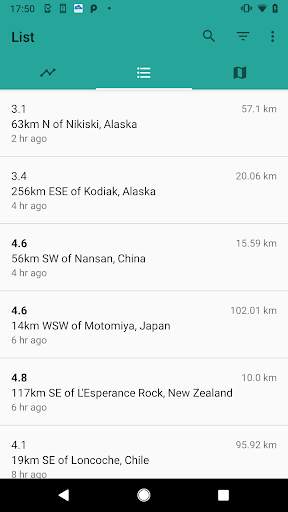 EarthQuake - Map & Alerts screenshot 1