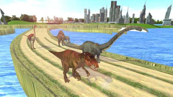 Jurassic Dino Island Racing Games screenshot 1
