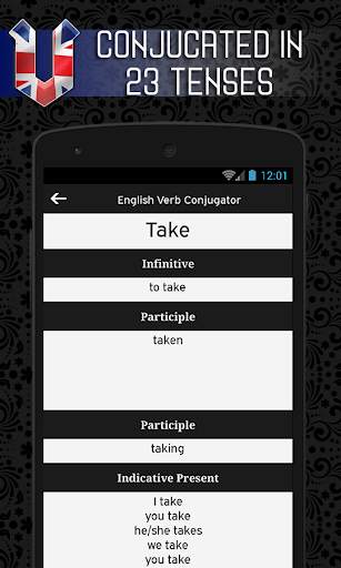 English Verb Conjugator скриншот 4